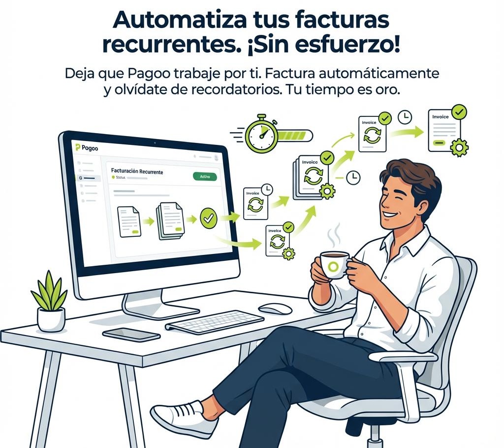 Automatiza facturas recurrentes con Pagoo